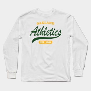 Oakland Athletics Classic Style Long Sleeve T-Shirt